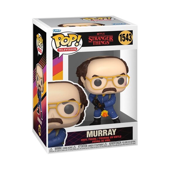 Funko Pop! Stranger Things: Season 4 - Murray with Flamethrower #1543 - Picture 2 of 3